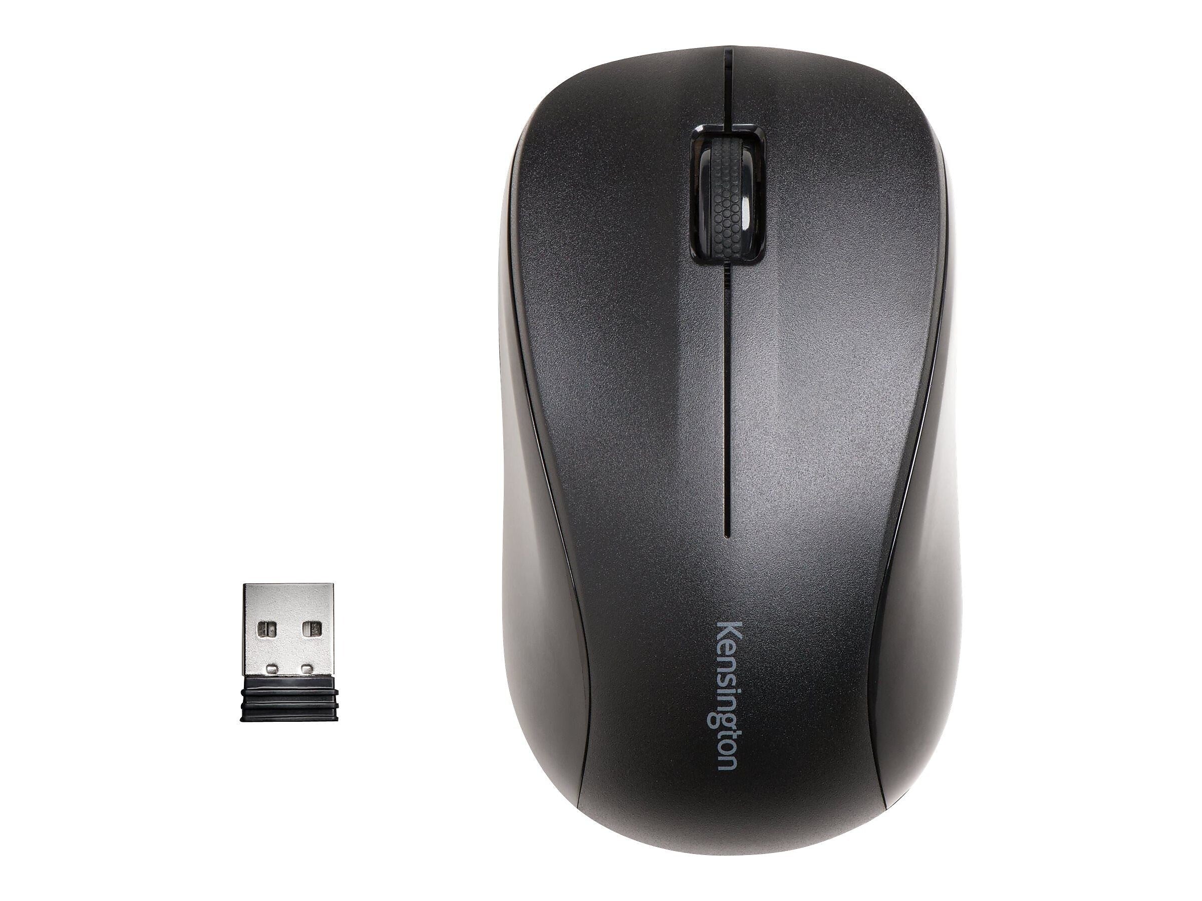 Kensington Wireless Ambidextrous Optical USB Mouse, Black (KMW72392)