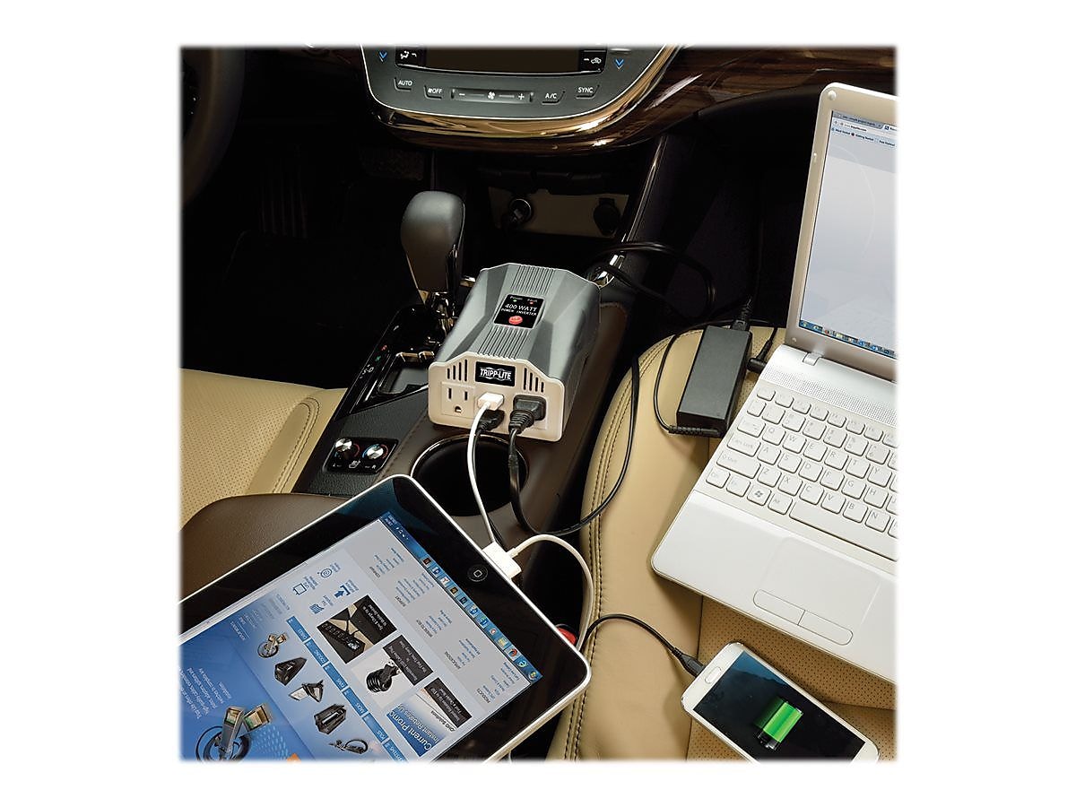 Tripp Lite PowerVerter Ultra Compact Car Inverter with Outlets
