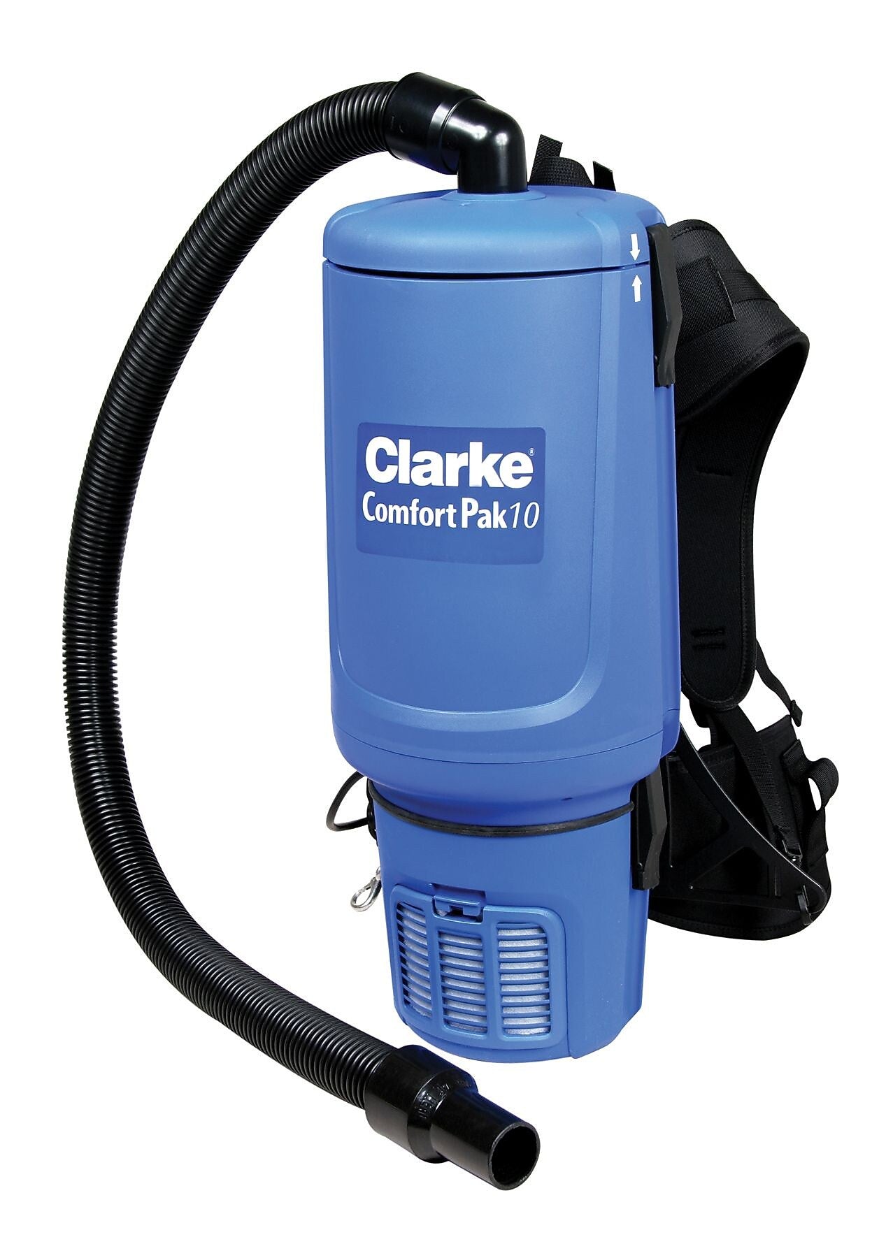 Clarke® by Nilfisk Comfort Pak 10 Quart Backpack Vacuum with Tool Kit, Blue (9060707010)