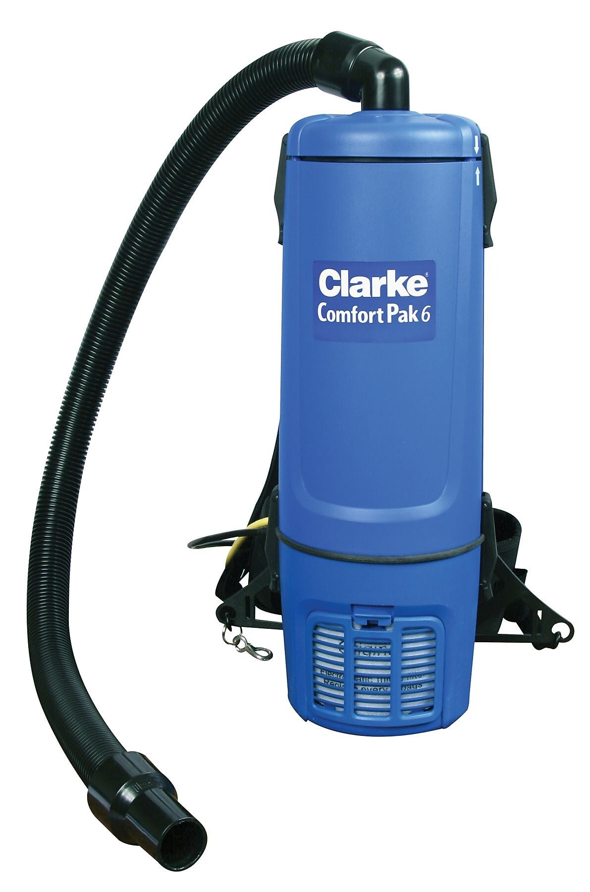 Clarke® by Nilfisk Comfort Pak 6 Quart Backpack Vacuum with Tool Kit, Blue (9060610010)