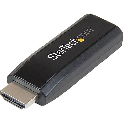 StarTech HDMI to VGA Compact Adapter, Black