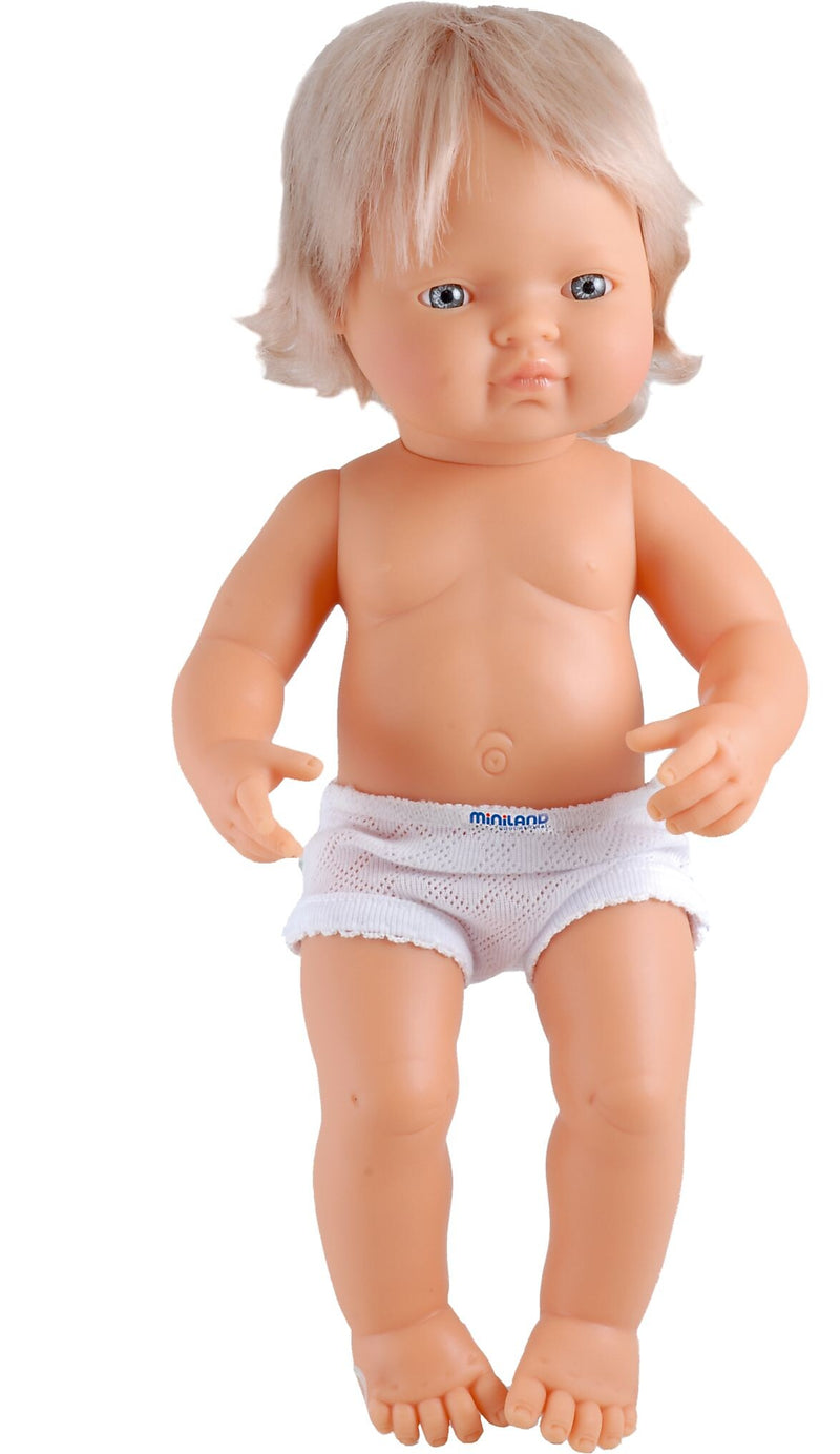 MINILAND Caucasian Baby Doll Girl (31052)