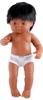 MINILAND Hispanic Baby Doll Boy (31057B)