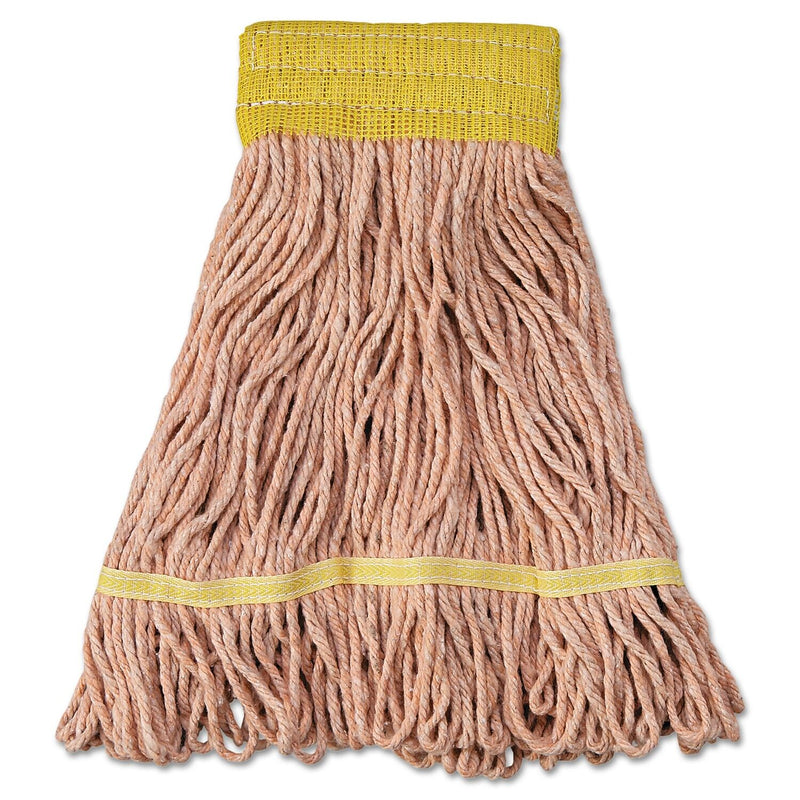 UNISAN® Looped End Small Mop Head, Orange, 12/Case