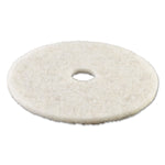 Premiere Pads 21" Ultra High-Speed Hair Floor Pad, Natural, 5/Carton (BWK 4021NAT)