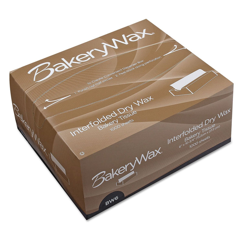 BAGCRAFT Interfolded Drywax Tissue, 8" x 10.75"