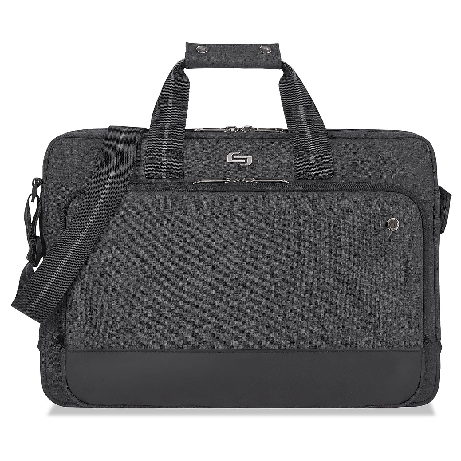 Solo New York Urban Slim Brief, 16 X 3 X 11 1/2, Gray