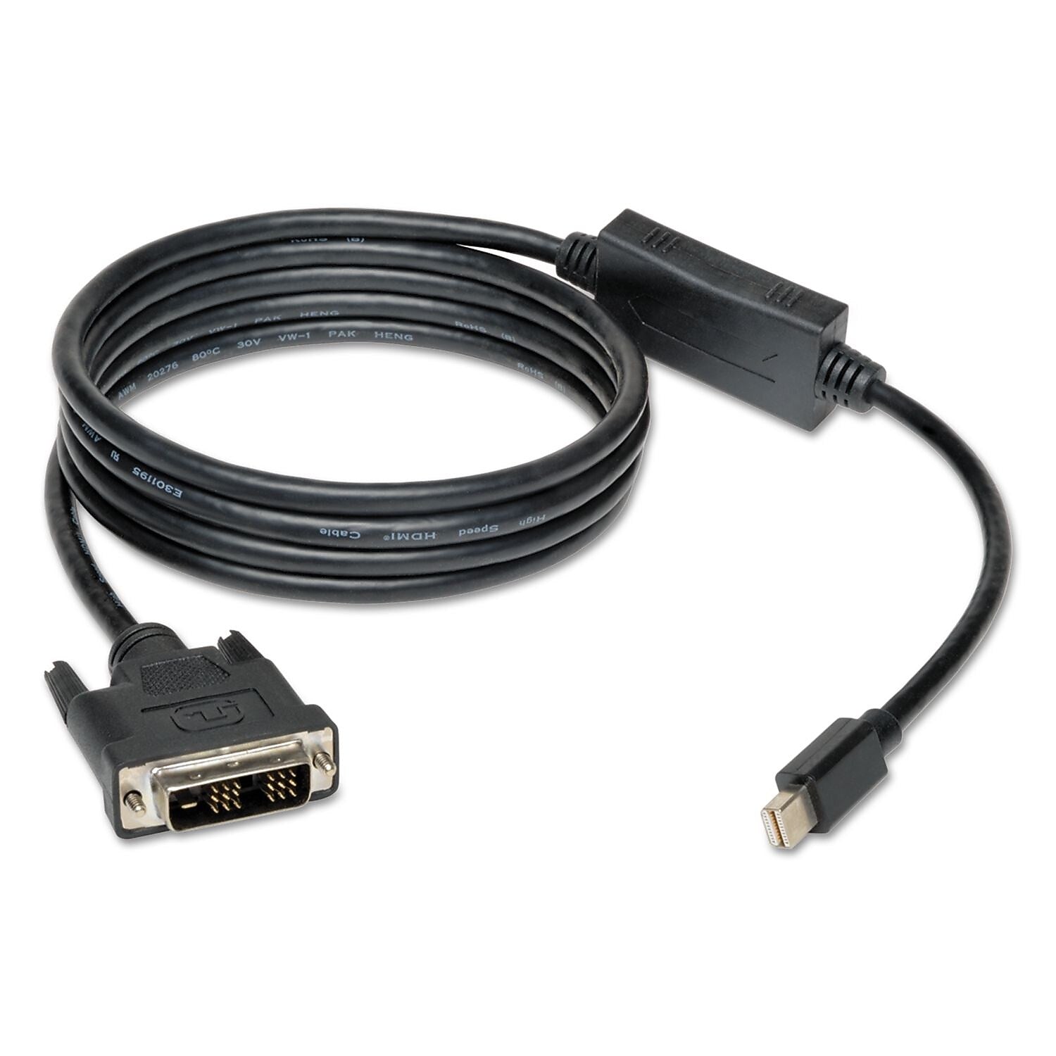 Tripp Lite Displayport Cable, Dvi, Black