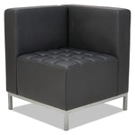 Alera® QUB Series Sectional, Corner, Black