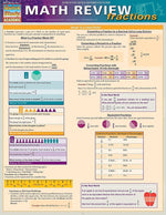 QuickStudy Math Review Nonmagnetic Charts, 8.5" x 11", 4/Pack (9781423230304)