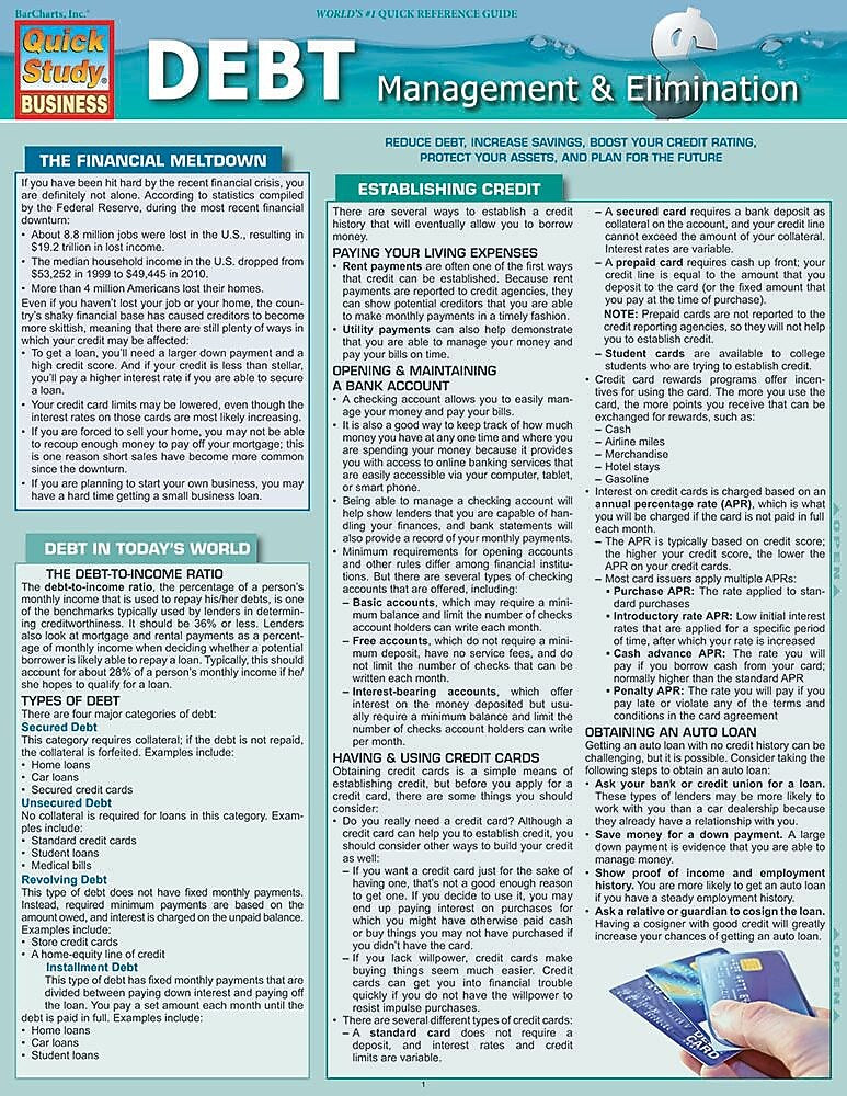 BarCharts, Inc. QuickStudy® Personal Finance Reference Set (9781423231424)