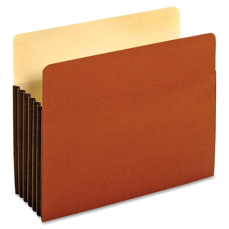 Pendaflex  Recycled Heavy Duty Reinforced File Pocket, 5 1/4" Expansion, Letter Size, Brown, 10/Box (63274))