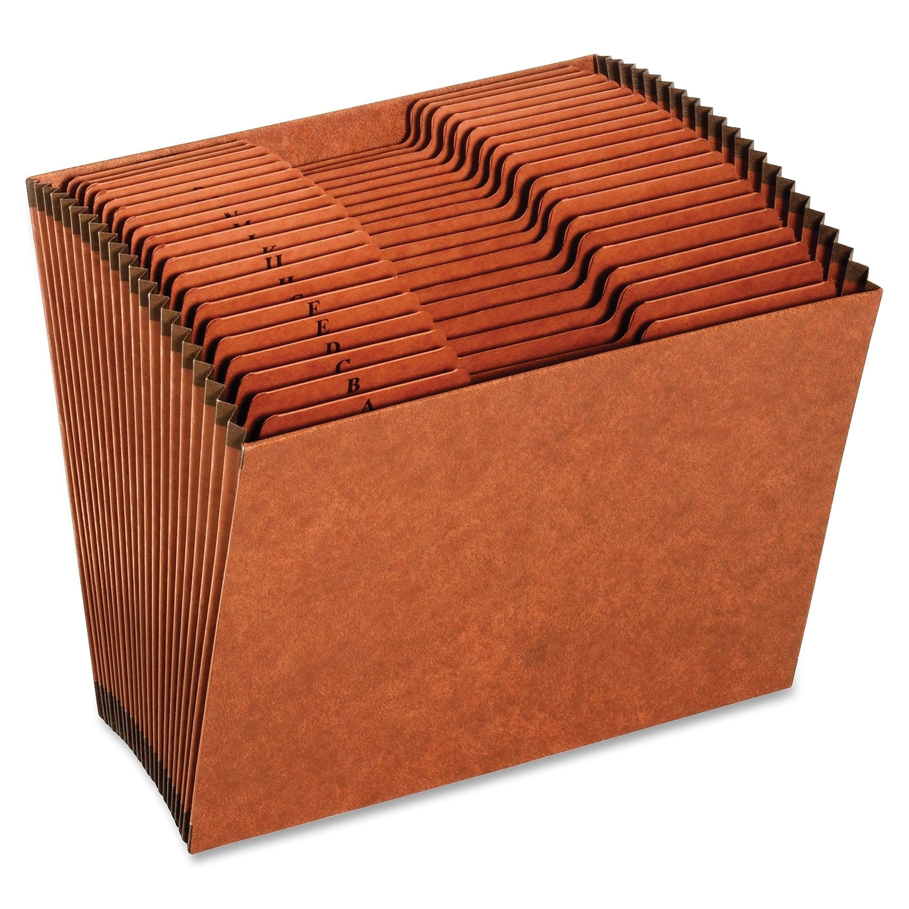 Pendaflex Accordion File, Alphabetical Index, 21 Pocket, Letter, Brown, Each (R217AHD)