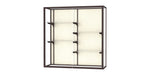 Ghent Champion 48"W x 48"H x 16"D Wall Case, Plaque Back