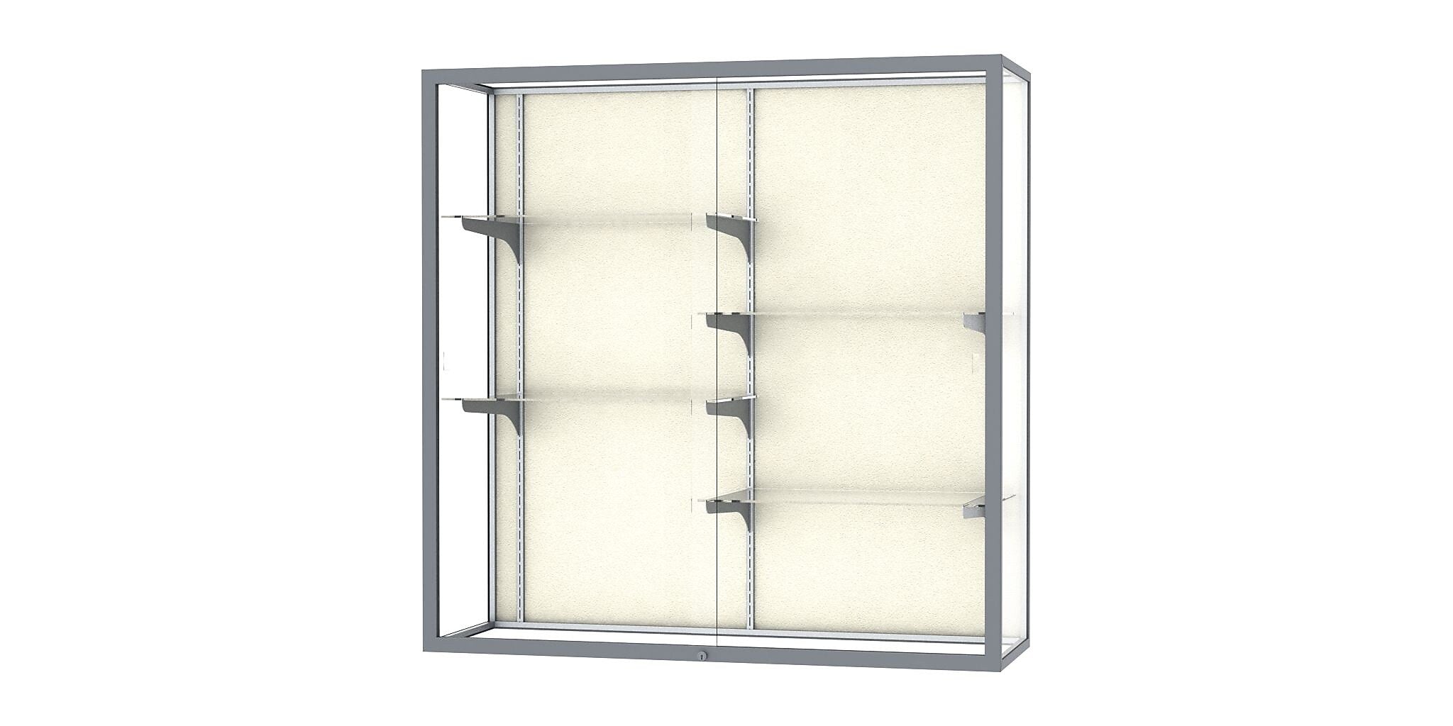 Ghent Champion 48"W x 48"H x 16"D Wall Case, Satin Finish