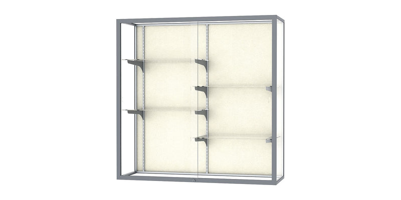 Ghent Champion 48"W x 48"H x 16"D Wall Case, Satin Finish
