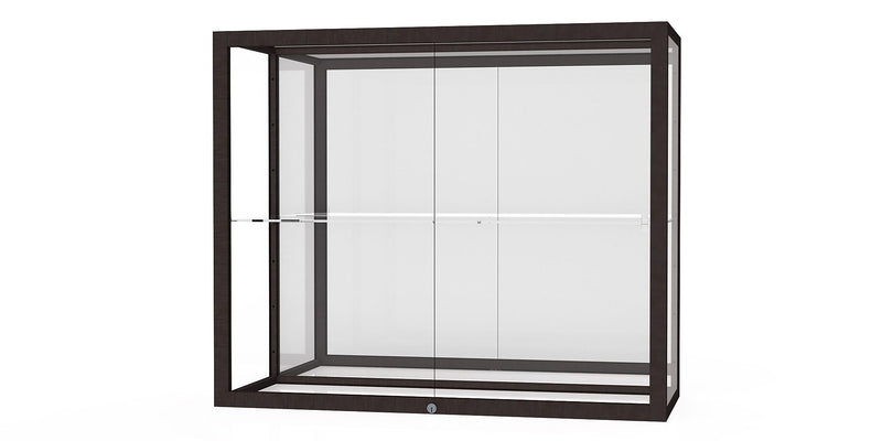 Ghent Champion 36"W x 30"H x 14"D Wall Case, Mirror Back, Dk. Bronze Finish