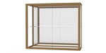Ghent Champion 36"W x 30"H x 14"D Wall Case, Mirror Back, Champagne Finish