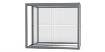 Ghent Champion 36"W x 30"H x 14"D Wall Case, Mirror Back, Satin Finish