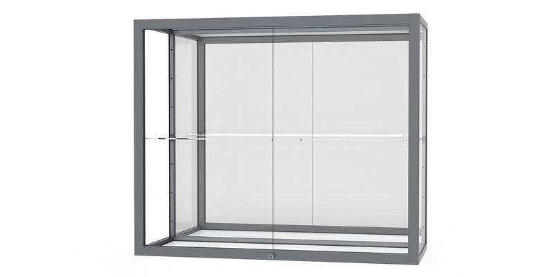 Ghent Champion 36"W x 30"H x 14"D Wall Case, Mirror Back, Satin Finish