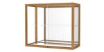 Ghent Heirloom 36"W x 30"H x 14"D Wall or Top Case, Mirror Back, Honey Maple Finish
