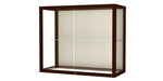 Ghent Heirloom 36"W x 30"H x 14"D Wall or Top Case, Plaque Back, Cordovan Finish