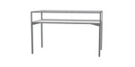 Ghent Keepsake 60"W x 10"H x 30"D Table Top Four Leg Case, Sliding Door, Satin Finish