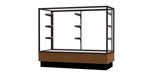 Ghent Merchandiser 48"W x 40"H x 20"D Counter Case, Dk. Bronze Finish, Lt. Oak Base