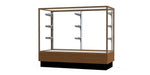 Ghent Merchandiser 48"W x 40"H x 20"D Counter Case, Champagne Finish, Lt. Oak Base