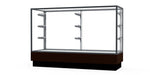 Ghent Merchandiser 60"W x 40"H x 20"D Counter Case, Satin Finish, Walnut Base