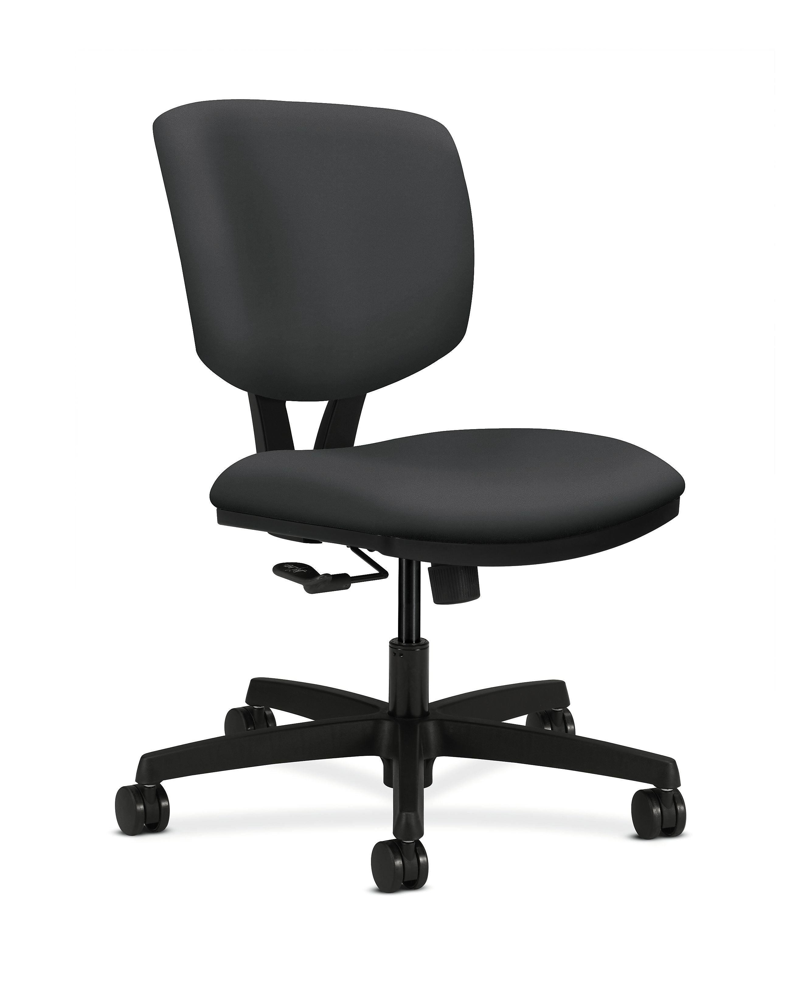 HON Volt Vinyl Armless Office Task Chair, Basalt (HON5721HSX23T)
