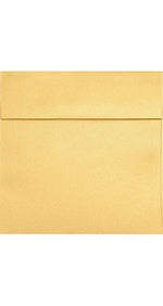 LUX 6 x 6 Square Envelopes, Gold Metallic, 50/Pack (2445335)