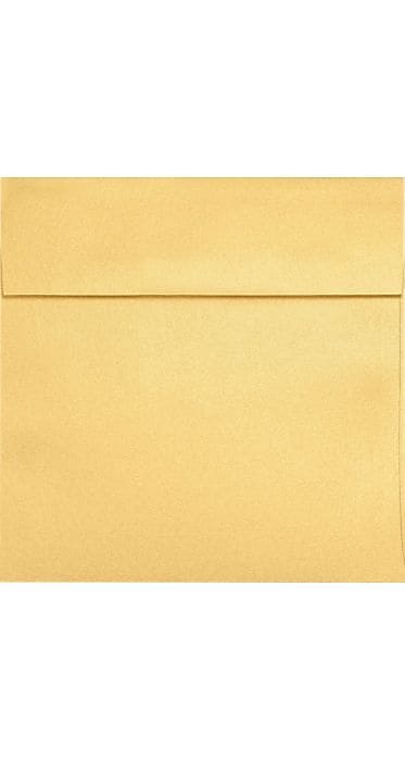 LUX 6 x 6 Square Envelopes, Gold Metallic, 50/Pack (2445335)