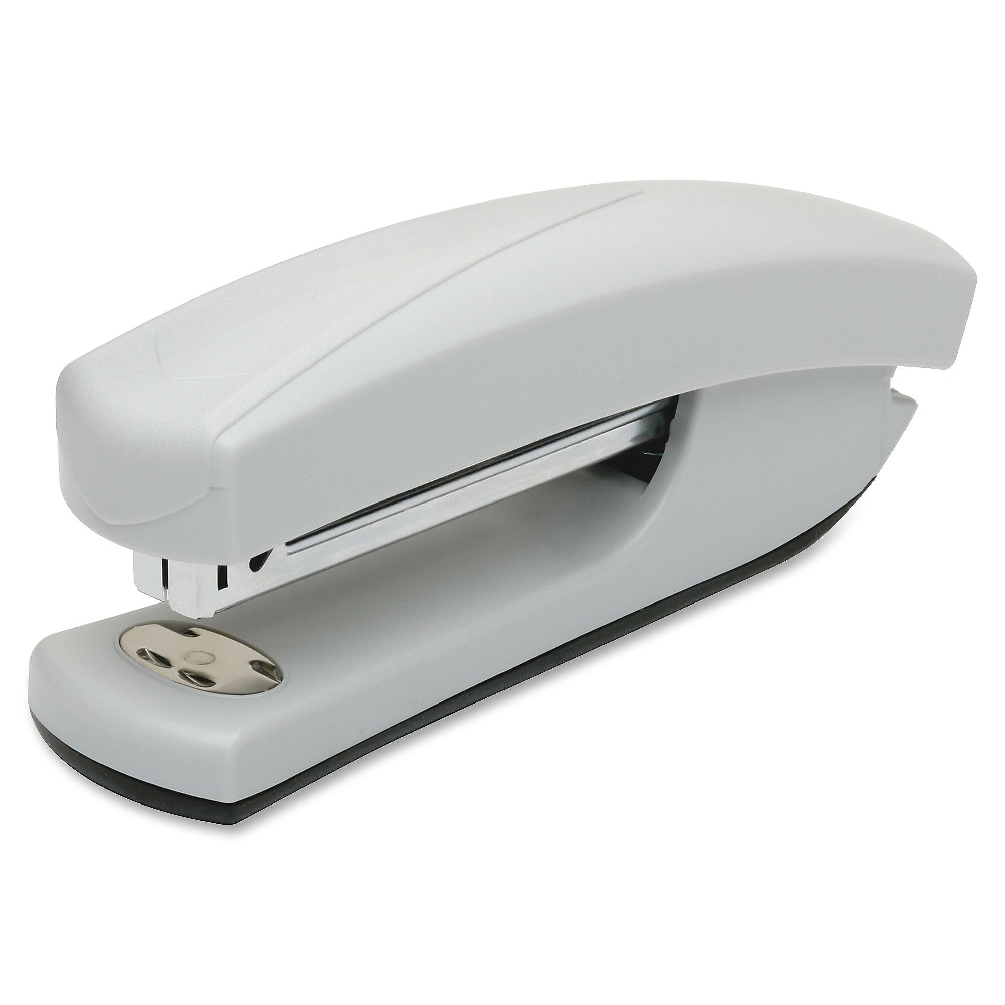 Skilcraft Light-duty Ergonomic Desktop Stapler - 20 Sheets Capacity - 210 Staple Capacity - Full Strip - Gray