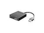 Lenovo ™ 4X90H20061 Universal USB 3.0 to VGA/HDMI Video Adapter, Black
