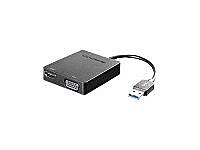 Lenovo ™ 4X90H20061 Universal USB 3.0 to VGA/HDMI Video Adapter, Black