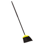 Rubbermaid Commercial Jumbo Smooth Sweep Angled Broom, 46" Handle, Black/yellow, 1/EA (RCP638906BLAEA)