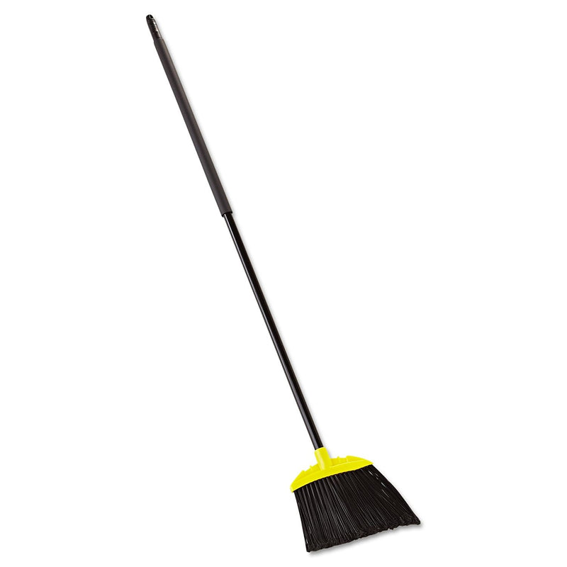 Rubbermaid Commercial Jumbo Smooth Sweep Angled Broom, 46" Handle, Black/yellow, 1/EA (RCP638906BLAEA)