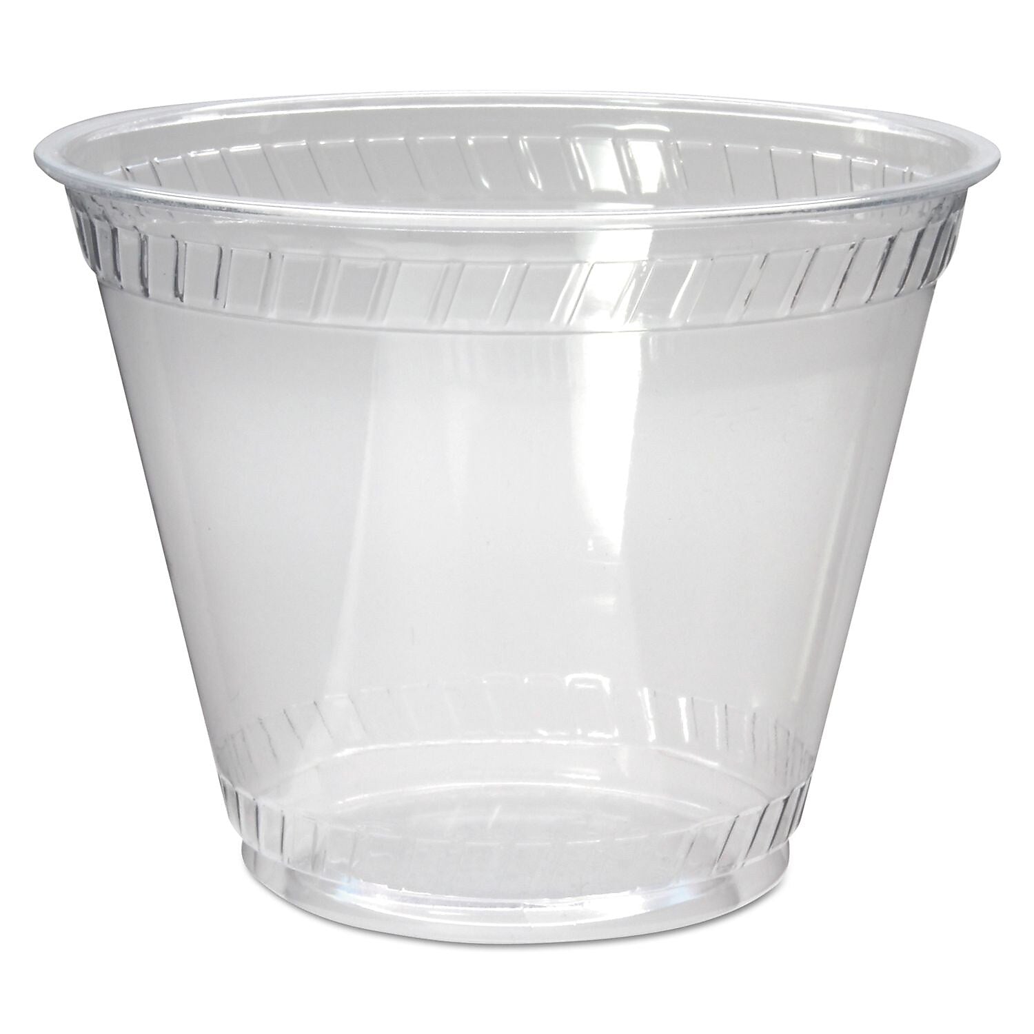 Fabri-Kal Greenware Cold Drink Cups, Old Fashioned, 9 Oz, Clear