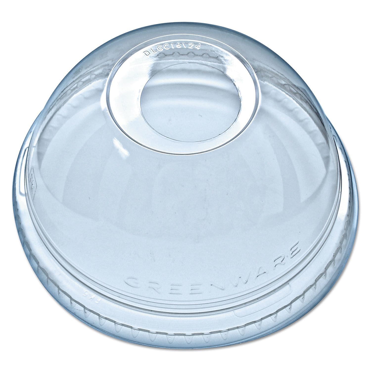 Fabri-Kal Kal-Clear/nexclear Drink Cup Lids, F/5-24 Oz Cups, Clear, 1000/Carton (FABDLKC1624)