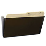 Storex Wall File, Letter, 13 x 7, Single Pocket, Smoke