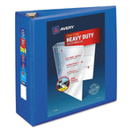 Avery Heavy-Duty View Binder W/locking Ezd Rings, 4" Cap, Pacific Blue