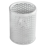 Artistic Edge Metal Pen Holder, White (AOPART20005WH)
