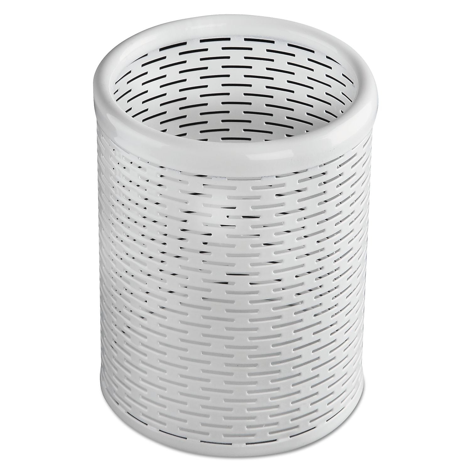Artistic Edge Metal Pen Holder, White (AOPART20005WH)