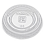 Fabri-Kal Portion Cup Lids, Fit 0.75-1 Oz Portion Cups, Clear, 20/carton (FABXL100PC)