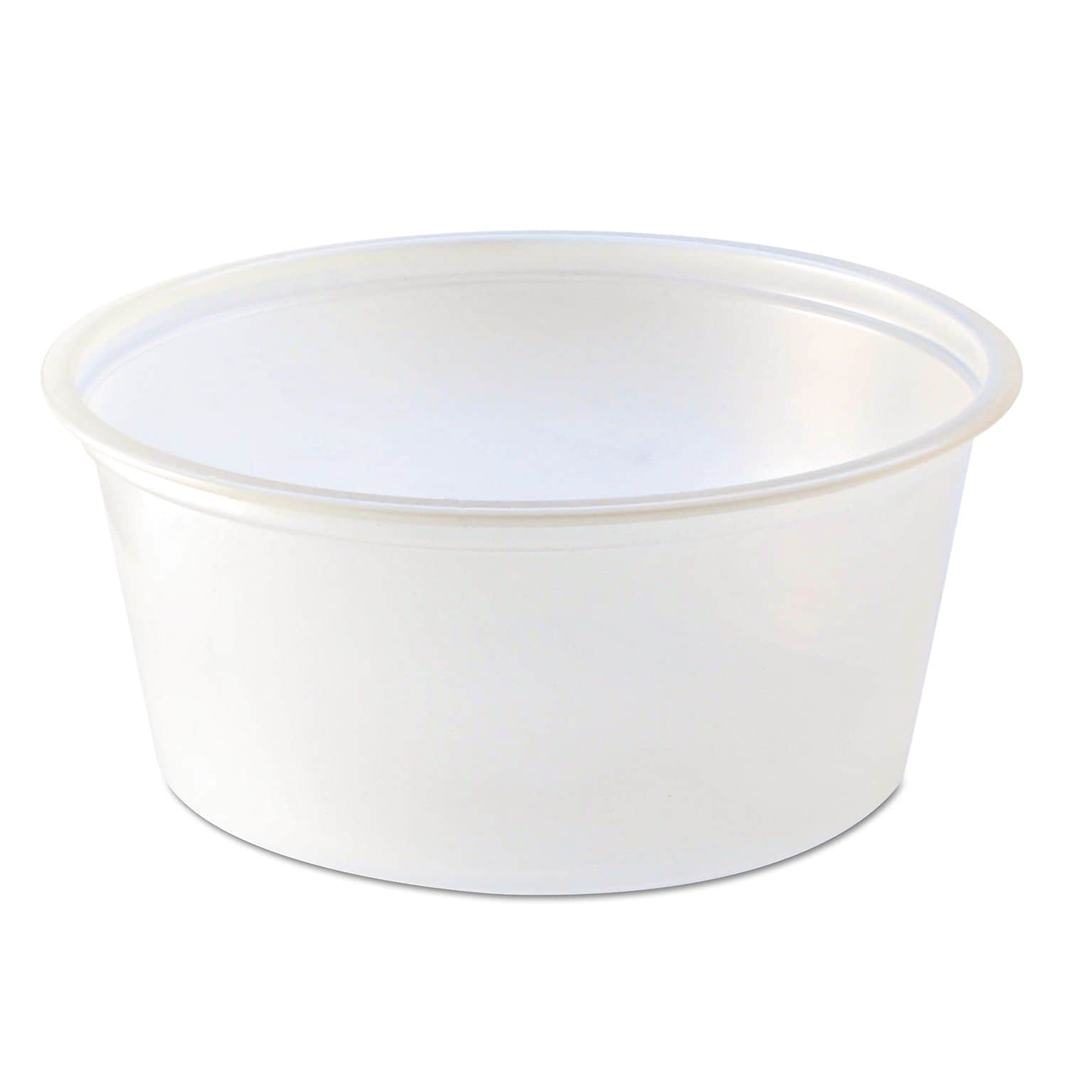 Fabri-Kal Portion Cups, 3 1/4 oz, Translucent, 125/Sleeve, 20 Sleeve/Carton (FABPC325)