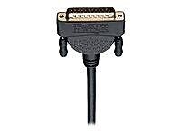 Tripp Lite Null Modem Serial RS232 Cable DB9 to DB25, null modem cable, 6 ft