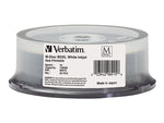 Verbatim M-Disc 98915 4x Blu-Ray, White, Inkjet Printable, 25/Pack