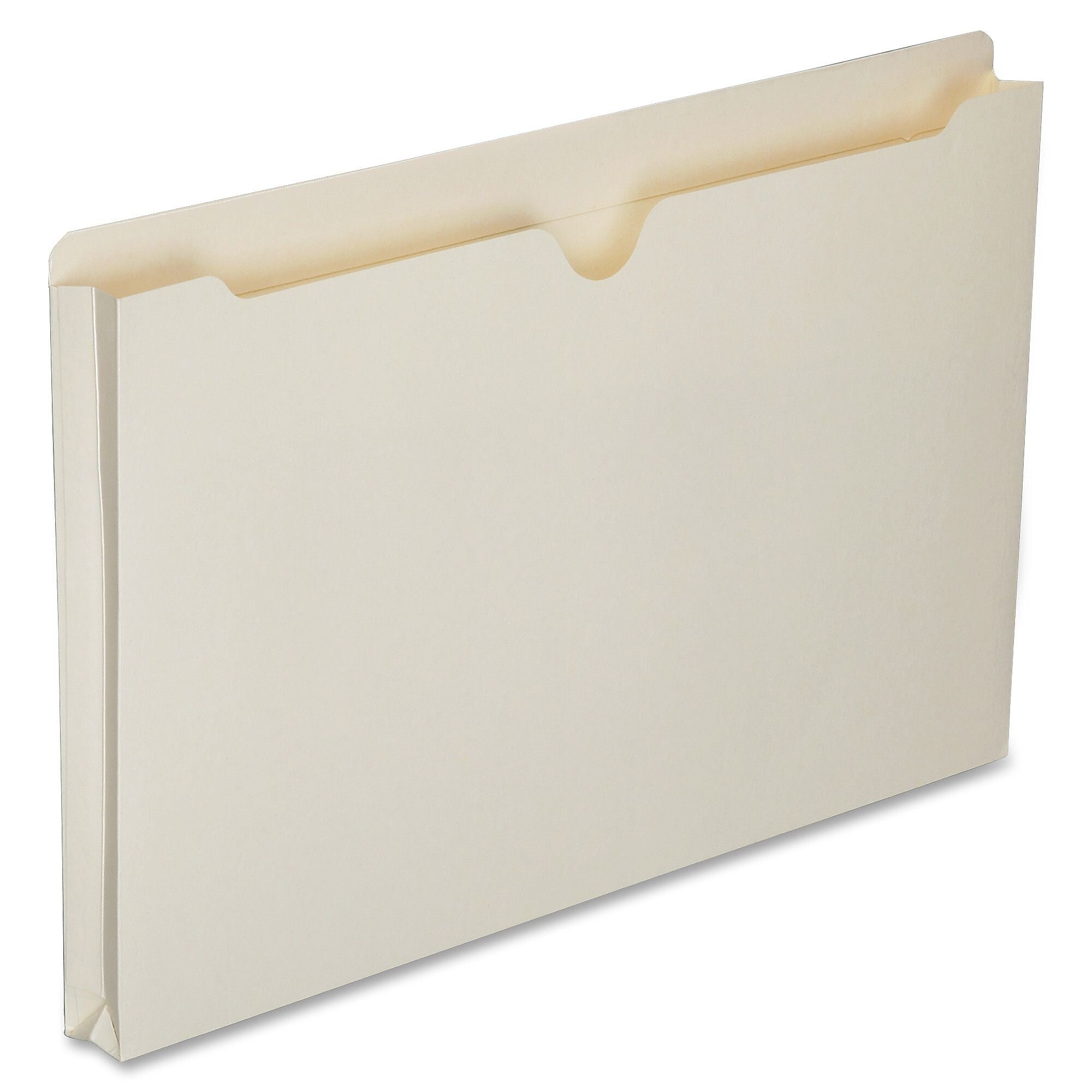 AbilityOne SKILCRAFT Double-plyTab Expanding Manila File Jackets, Legal, Recycled, 50 / Box