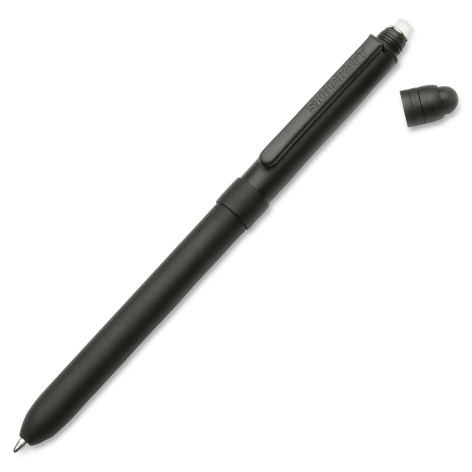 AbilityOne SKILCRAFT Multifunction Stylus/Pen, Medium Point, 0.5 mm, Red/Black Ink